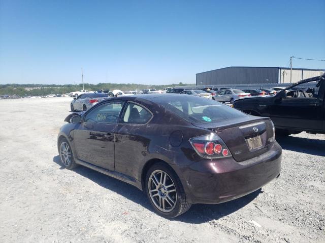JTKDE167580239500 - 2008 TOYOTA SCION TC ბურგუნდია ფოტო 3