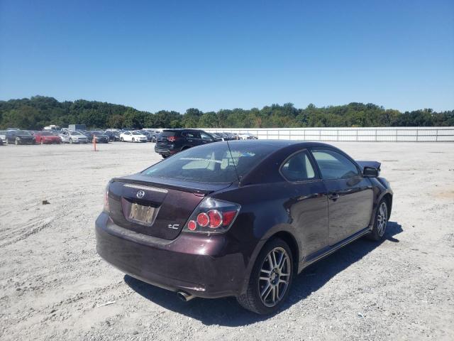 JTKDE167580239500 - 2008 TOYOTA SCION TC ბურგუნდია ფოტო 4