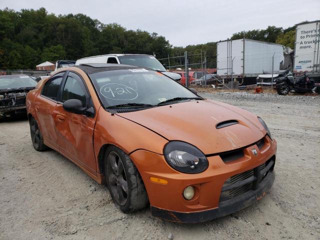 1B3ES66S55D191864 - 2005 DODGE NEON SRT-4 ORANGE photo 1