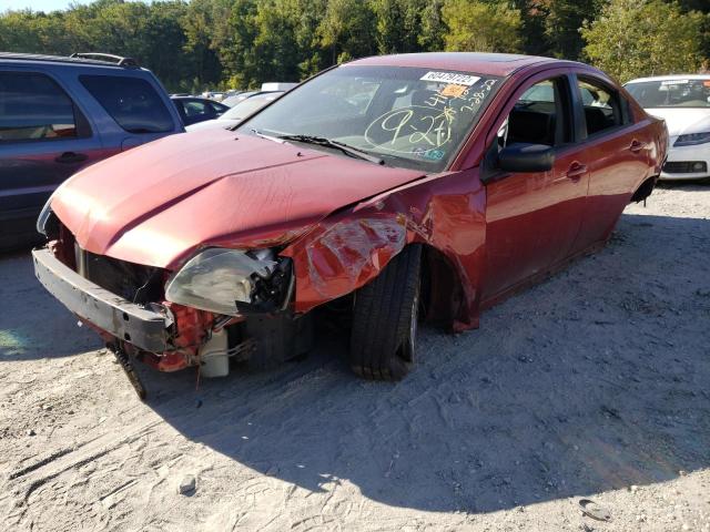 4A3AB76T98E032823 - 2008 MITSUBISHI GALANT RAL RED photo 2