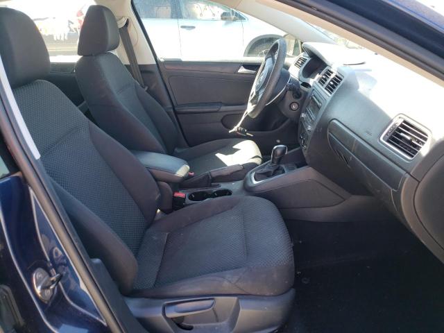 3VW2K7AJ5EM444219 - 2014 VOLKSWAGEN JETTA BASE 蓝色 照片 5