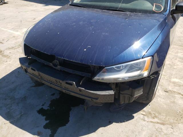 3VW2K7AJ5EM444219 - 2014 VOLKSWAGEN JETTA BASE 蓝色 照片 9