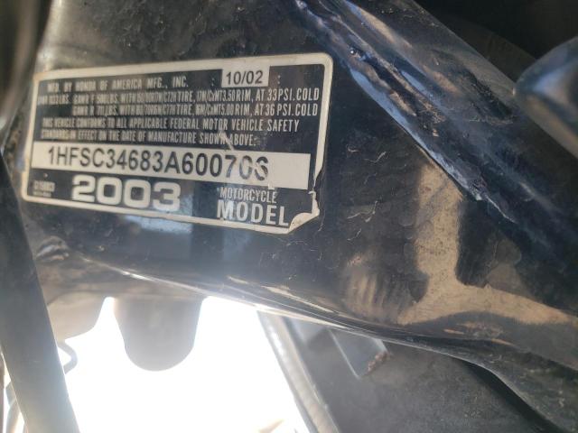 1HFSC34683A600706 - 2003 HONDA GL1500 CD BLACK photo 10