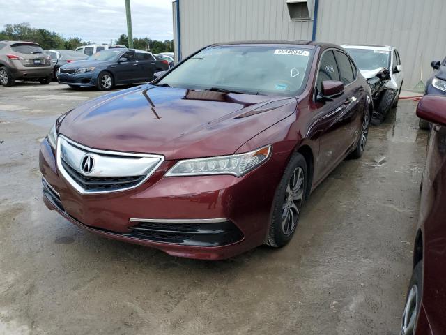 19UUB1F32FA010648 - 2015 ACURA TLX BURGUNDY photo 2