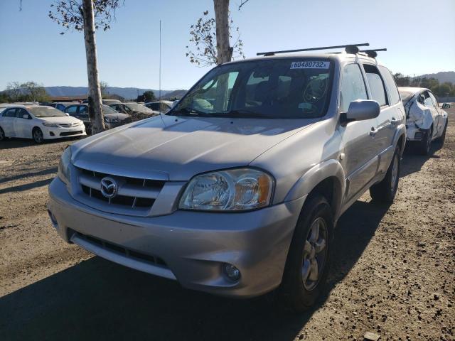 4F2YZ96146KM09158 - 2006 MAZDA TRIBUTE SILVER photo 2