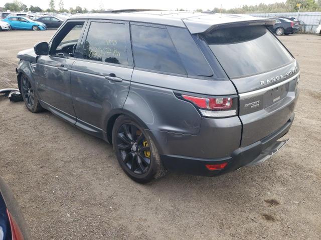 SALWR2KF5GA110648 - 2016 LAND ROVER RANGE ROVE GRAY photo 3