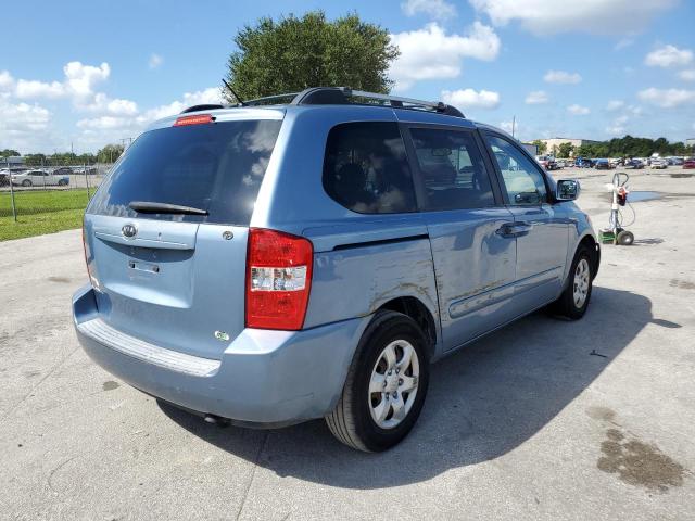 KNDMB133886254054 - 2008 KIA SEDONA BLUE photo 4