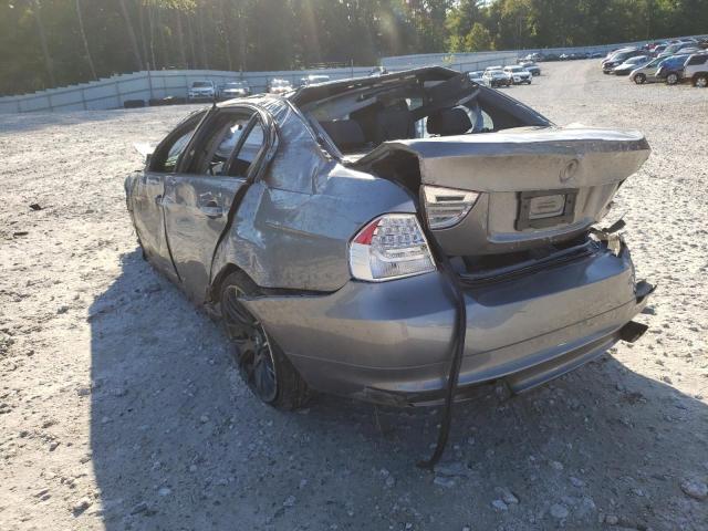 WBAPL5C56BA742696 - 2011 BMW 335 XI GRAY photo 3