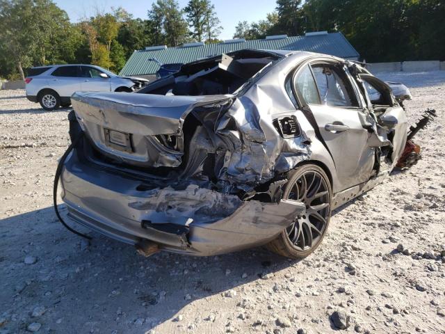 WBAPL5C56BA742696 - 2011 BMW 335 XI GRAY photo 4