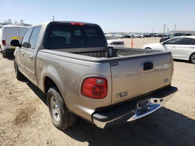 1FTRW07642KB60860 - 2002 FORD F-150 TAN photo 3