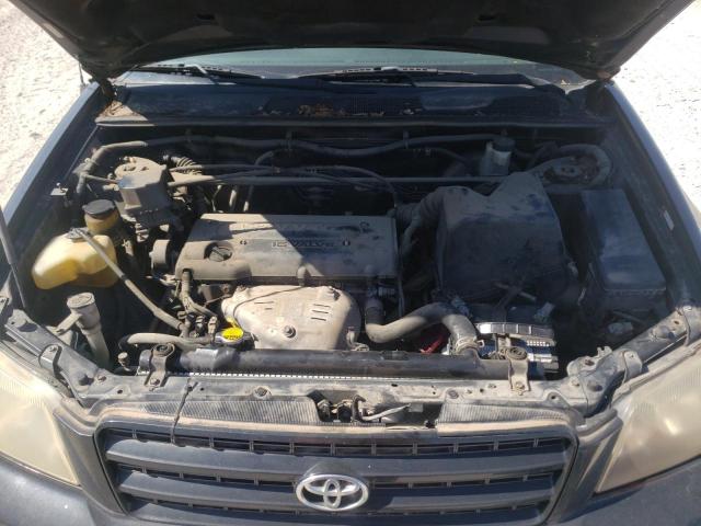 JTEGD21A920030330 - 2002 TOYOTA HIGHLANDER BLACK photo 7