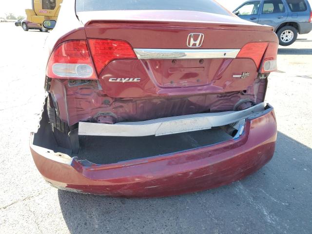 19XFA1F64AE072126 - 2010 HONDA CIVIC LX-S MAROON photo 9