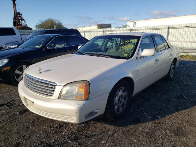 1G6KD54Y92U304114 - 2002 CADILLAC DEVILLE WHITE photo 2