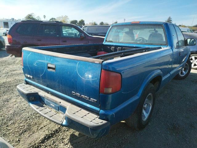 1GCCS19W618202901 - 2001 CHEVROLET S TRUCK S1 BLUE photo 4