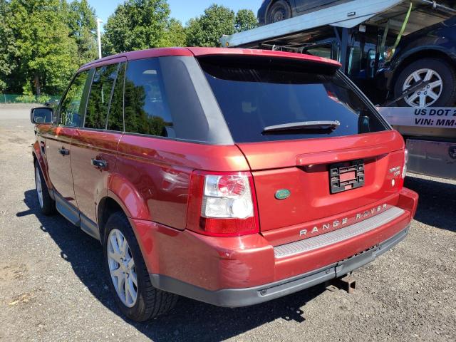 SALSK25409A197021 - 2009 LAND ROVER RANGE ROVE RED photo 3