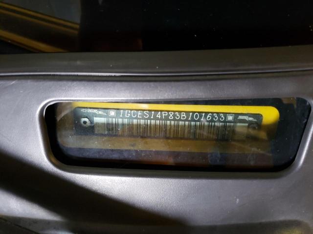 1GCES14P83B101633 - 2003 CHEVROLET SSR 黄色 照片 10