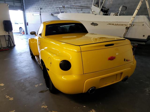 1GCES14P83B101633 - 2003 CHEVROLET SSR 黄色 照片 3