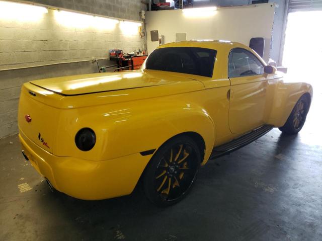 1GCES14P83B101633 - 2003 CHEVROLET SSR 黄色 照片 4