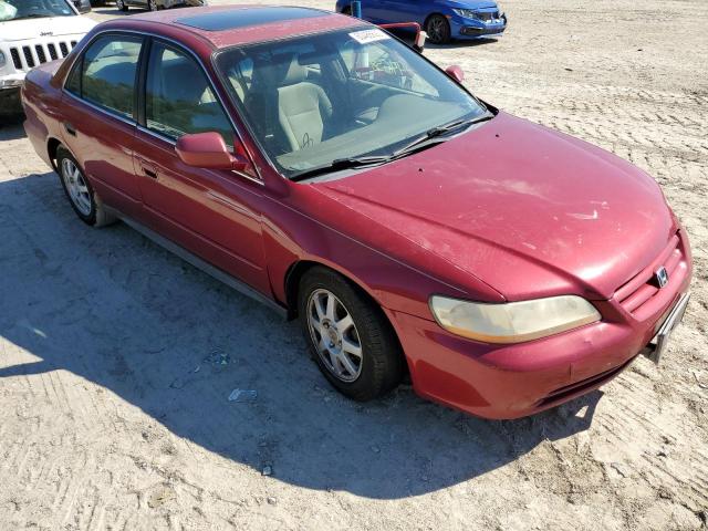 1HGCG56752A154518 - 2002 HONDA ACCORD SE RED photo 1