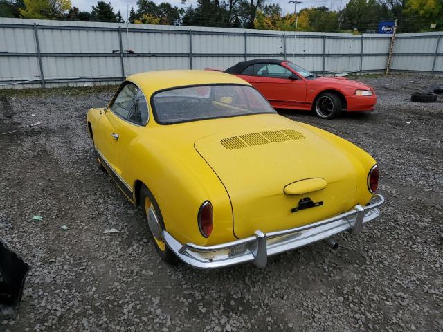 147452835 - 1967 VOLKSWAGEN KARMANNGHI YELLOW photo 10