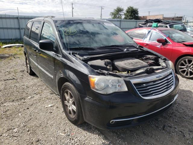 2C4RC1BG2CR239719 - 2012 CHRYSLER TOWN & COU BLACK photo 1