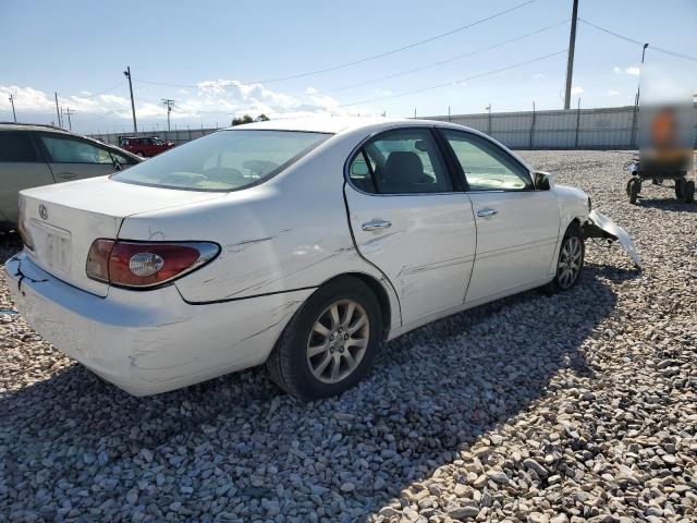 JTHBF30GX36001176 - 2003 LEXUS ES 300 WHITE photo 4