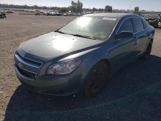 1G1ZG57B39F153126 - 2009 CHEVROLET MALIBU LS GREEN photo 2