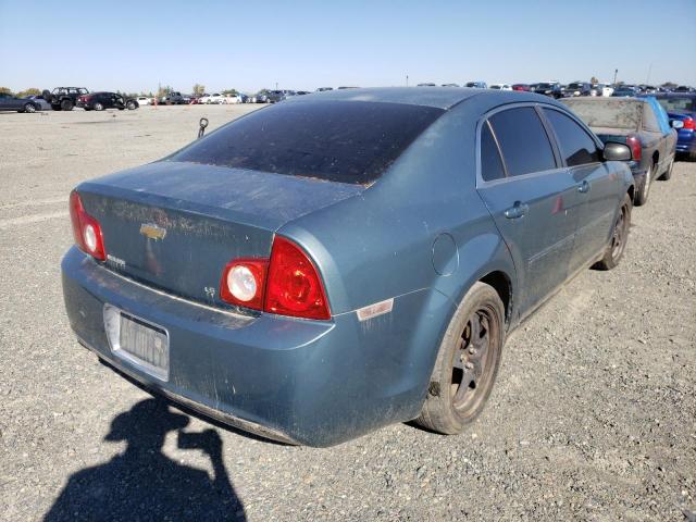 1G1ZG57B39F153126 - 2009 CHEVROLET MALIBU LS GREEN photo 4