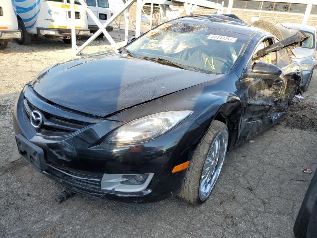 1YVHZ8DH3C5M24765 - 2012 MAZDA 6 BLACK photo 2