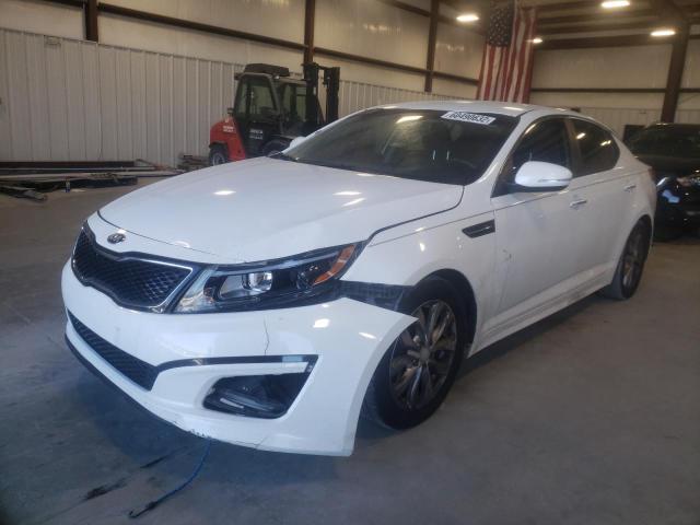 5XXGN4A70FG493009 - 2015 KIA OPTIMA EX WHITE photo 2