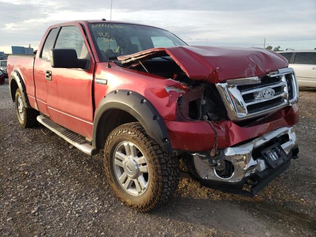 1FTPX14V18FA19249 - 2008 FORD F150 RED photo 1