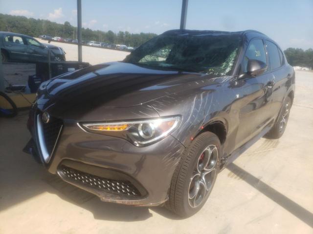 ZASPAKBNXP7D50356 - 2023 ALFA ROMEO STELVIO TI GRAY photo 2