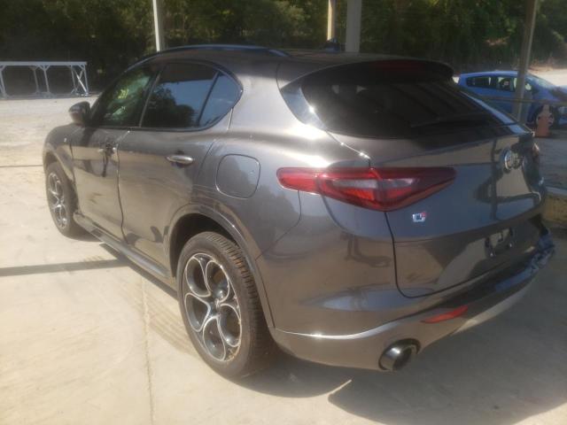 ZASPAKBNXP7D50356 - 2023 ALFA ROMEO STELVIO TI GRAY photo 3