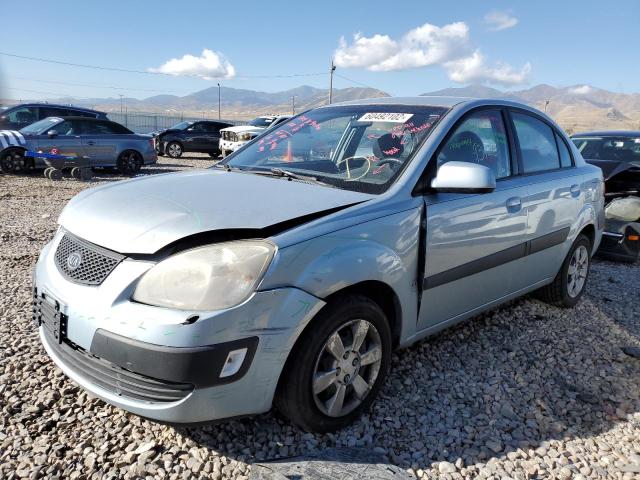 KNADE123976275998 - 2007 KIA RIO BASE SILVER photo 2