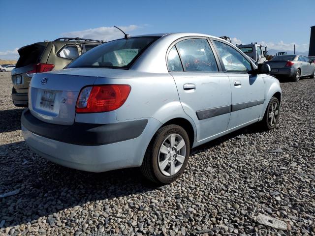 KNADE123976275998 - 2007 KIA RIO BASE SILVER photo 4