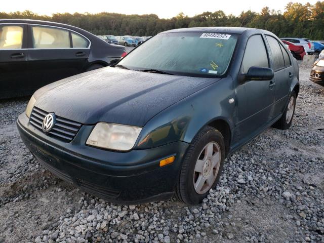 3VWSC29M61M042699 - 2001 VOLKSWAGEN JETTA GLS GREEN photo 2