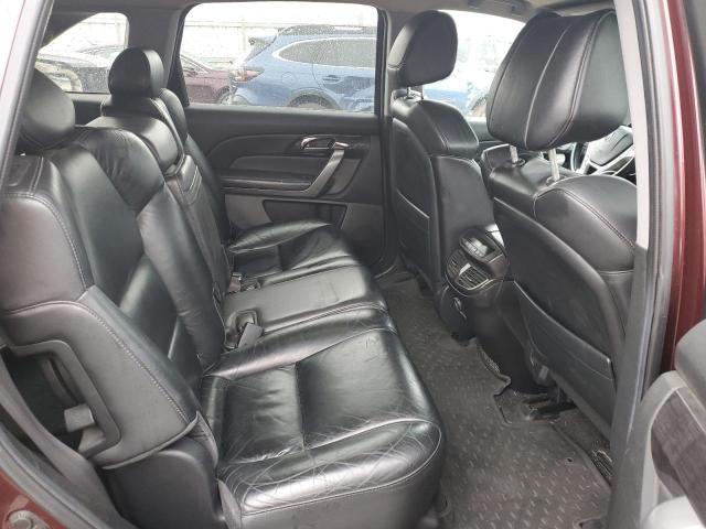 2HNYD2H69CH508490 - 2012 ACURA MDX ADVANC MAROON photo 6