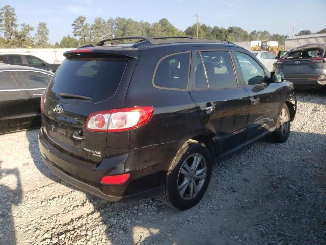 5XYZK4AG8BG012561 - 2011 HYUNDAI SANTA FE L BLACK photo 4