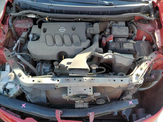 3N1BC13E89L463617 - 2009 NISSAN VERSA S RED photo 7