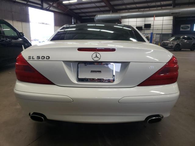 WDBSK75FX5F105818 - 2005 MERCEDES-BENZ SL 500 WHITE photo 6