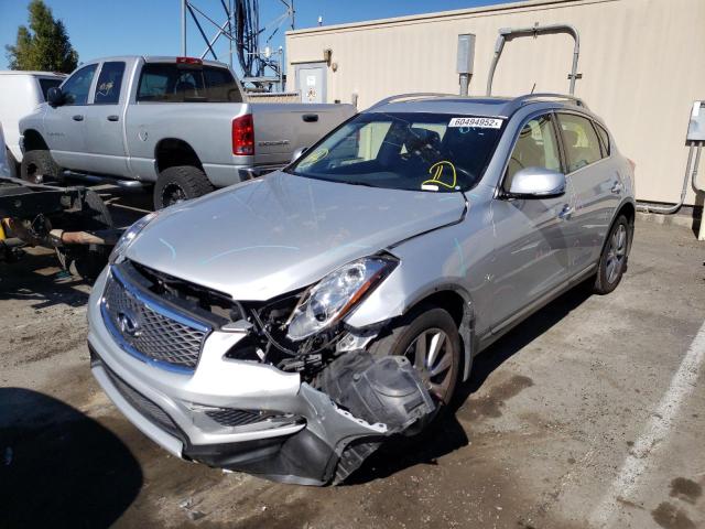 JN1BJ0RP7GM235118 - 2016 INFINITI QX50 SILVER photo 2