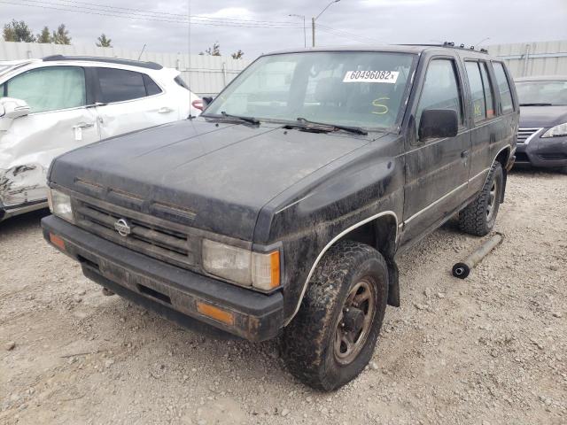 JN8HD18Y3MW025232 - 1991 NISSAN PATHFINDER BLACK photo 2