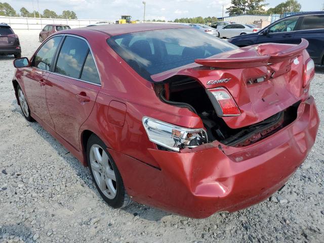 4T1BE46K77U095049 - 2007 TOYOTA CAMRY CE RED photo 3
