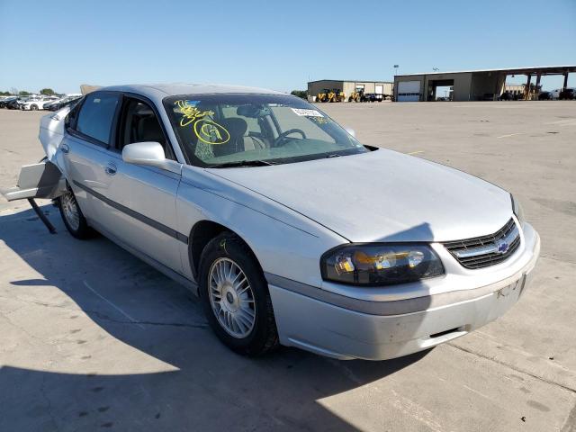 2G1WF55E729378375 - 2002 CHEVROLET IMPALA SILVER photo 1