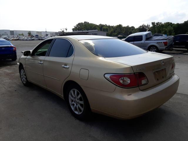 JTHBF30G025025815 - 2002 LEXUS ES 300 GOLD photo 3