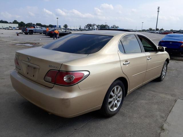 JTHBF30G025025815 - 2002 LEXUS ES 300 GOLD photo 4