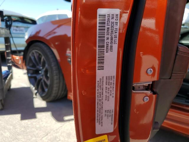 2C3CDXGJ4MH518837 - 2021 DODGE CHARGER SC ORANGE photo 10