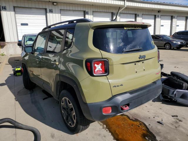 ZACCJBCT0FPB74049 - 2015 JEEP RENEGADE T GREEN photo 3