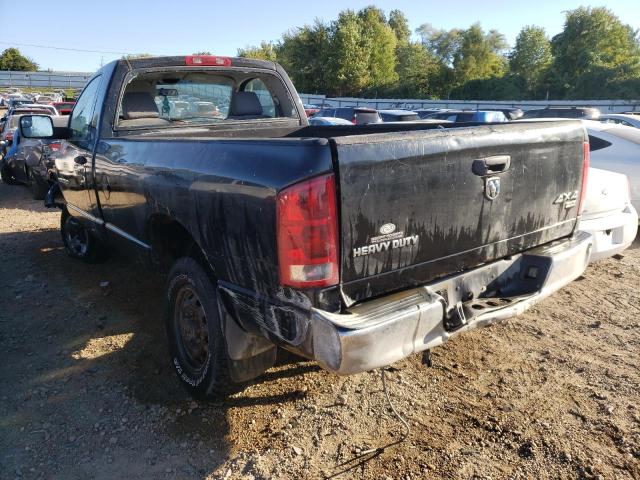 3D7KS26D46G255866 - 2006 DODGE RAM 2500 S BLACK photo 3