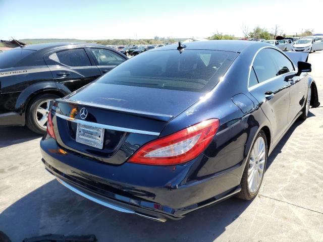 WDDLJ7DB5EA124903 - 2014 MERCEDES-BENZ CLS550 BLUE photo 4